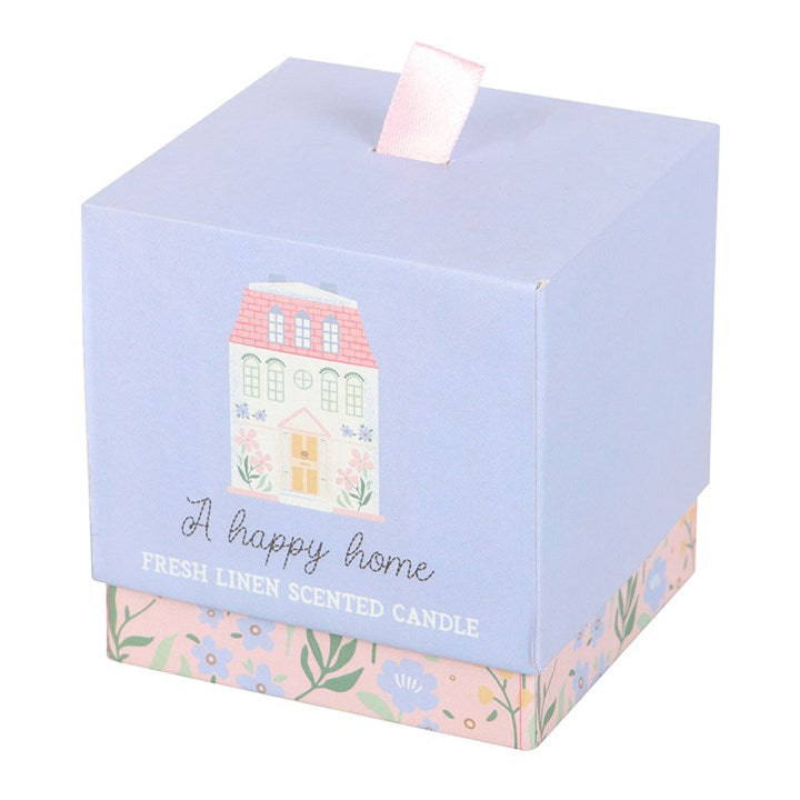 New Home Linen Fragranced Candle - A Happy Home