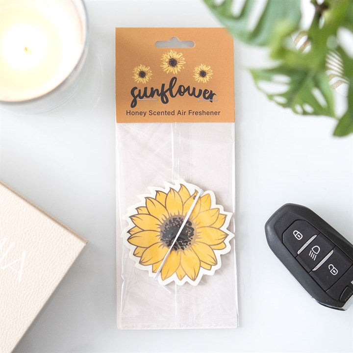 Sunflower Honey Scented Car Air Freshener