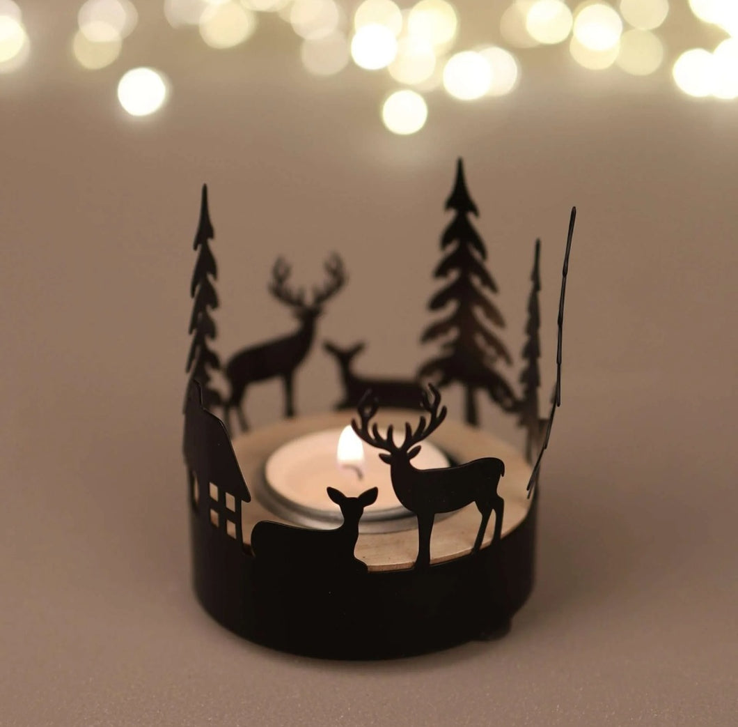 Woodland Stag T-Light Holder