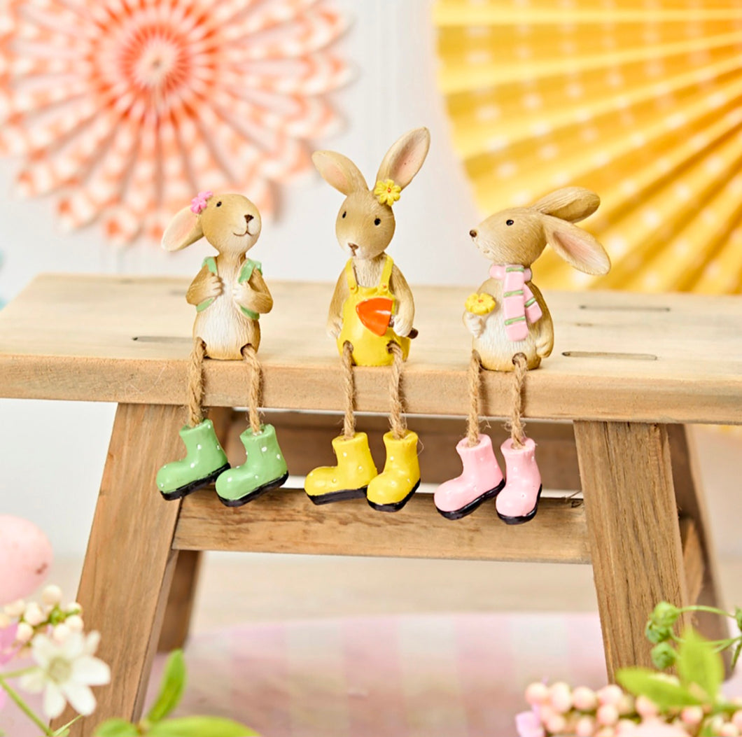 Spring Bunny Shelf Sitters