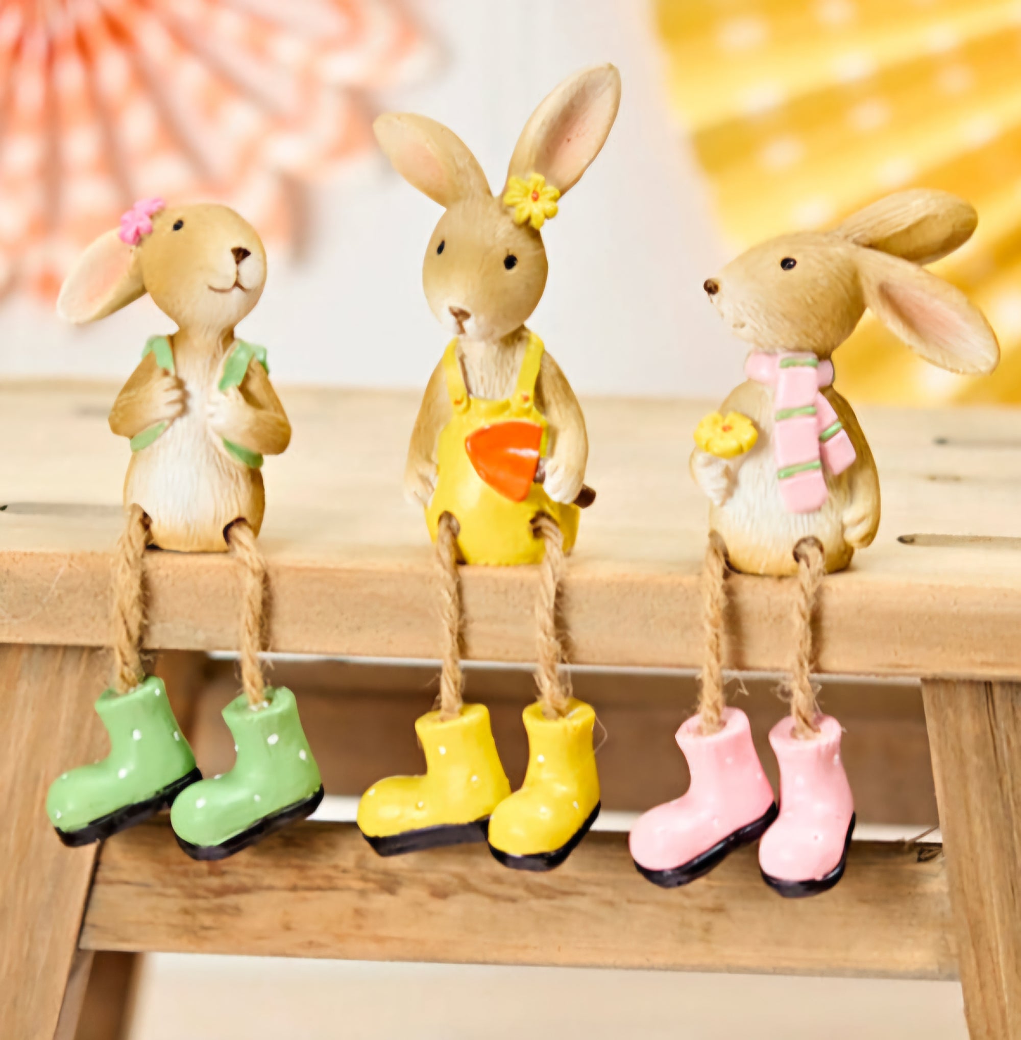Spring Bunny Shelf Sitters