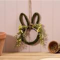 Spring Easter Rabbit Wreath With Foliage & Berries