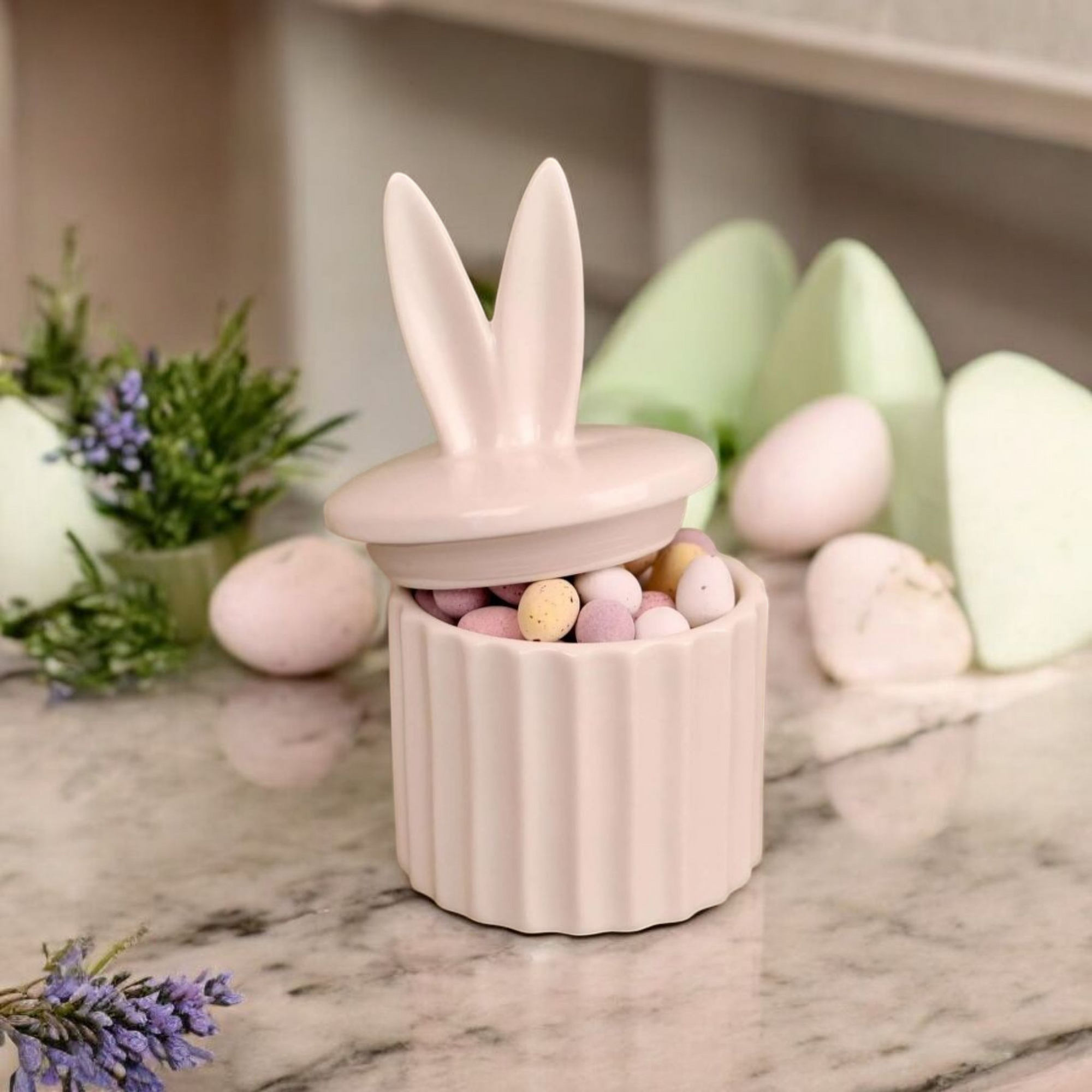 Ceramic Bunny Jar