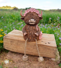 Highland Cow With Handbag- Money Bank