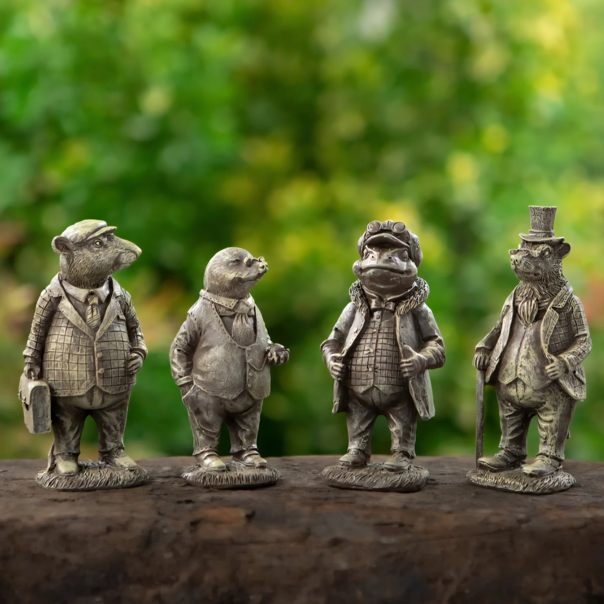 Set of Four Vintage Inspired Character Ornaments