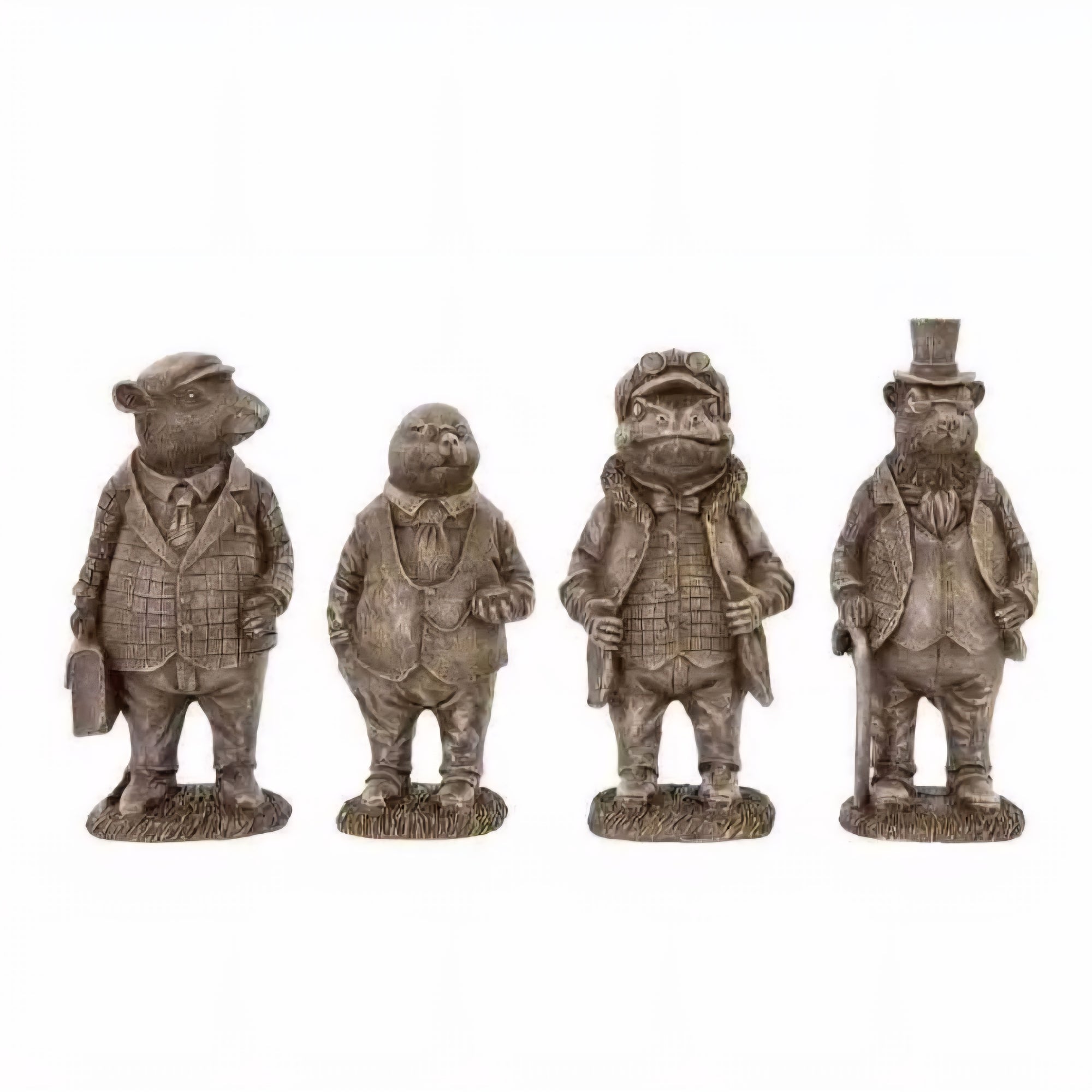 Set of Four Vintage Inspired Character Ornaments