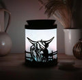 Shiloute Northern Lights Colour Changing Highland Cow Wax Warmer Oil Burner Aroma Lamp