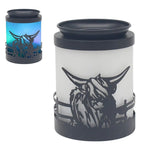 Shiloute Northern Lights Colour Changing Highland Cow Wax Warmer Oil Burner Aroma Lamp