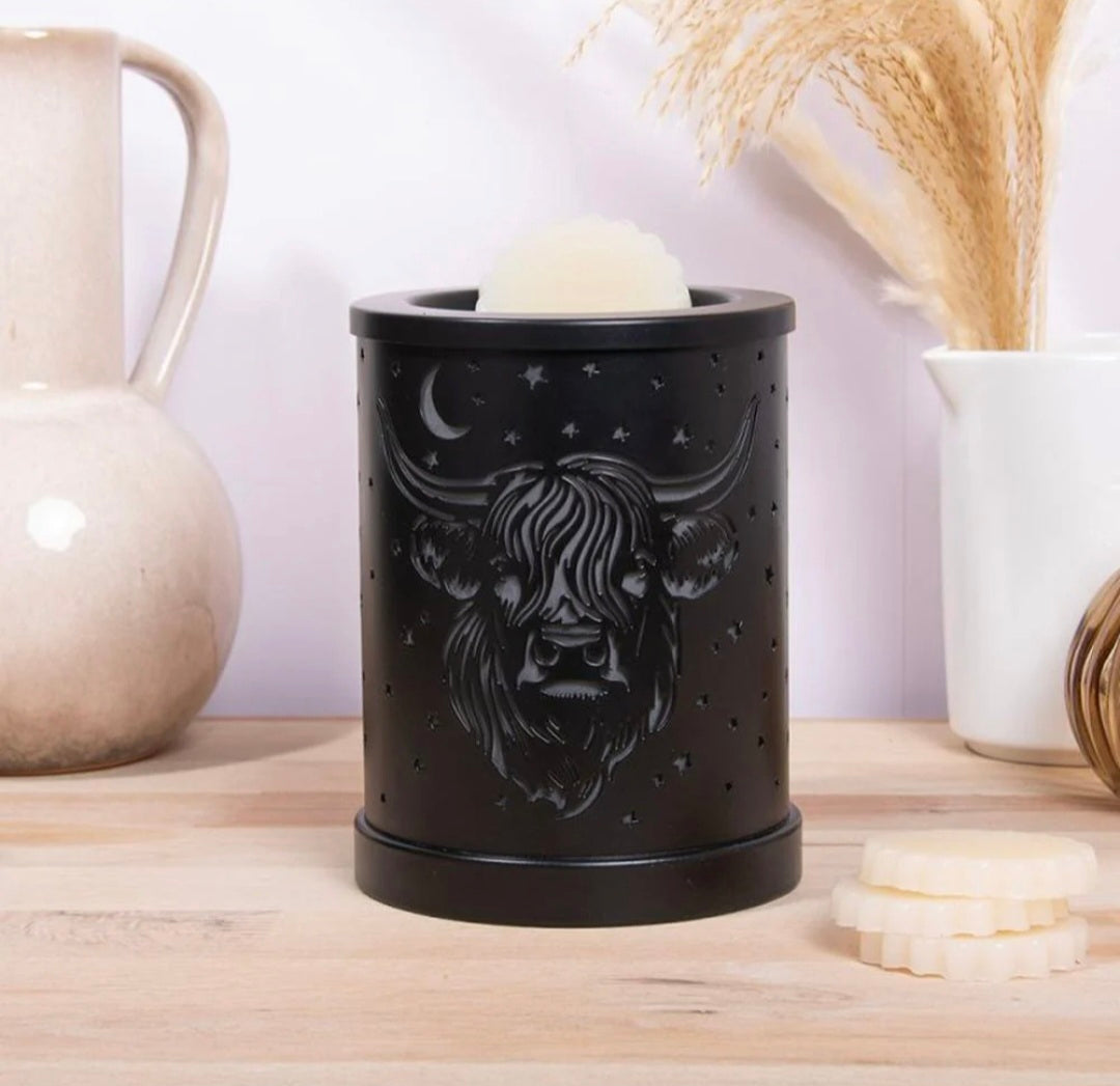 Highland Cow Wax Warmer Oil Burner Aroma Lamp