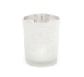Tree of Life Glass Frosted T-Light Holder