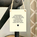 Remember You Are Braver -  Mini Metal Sign