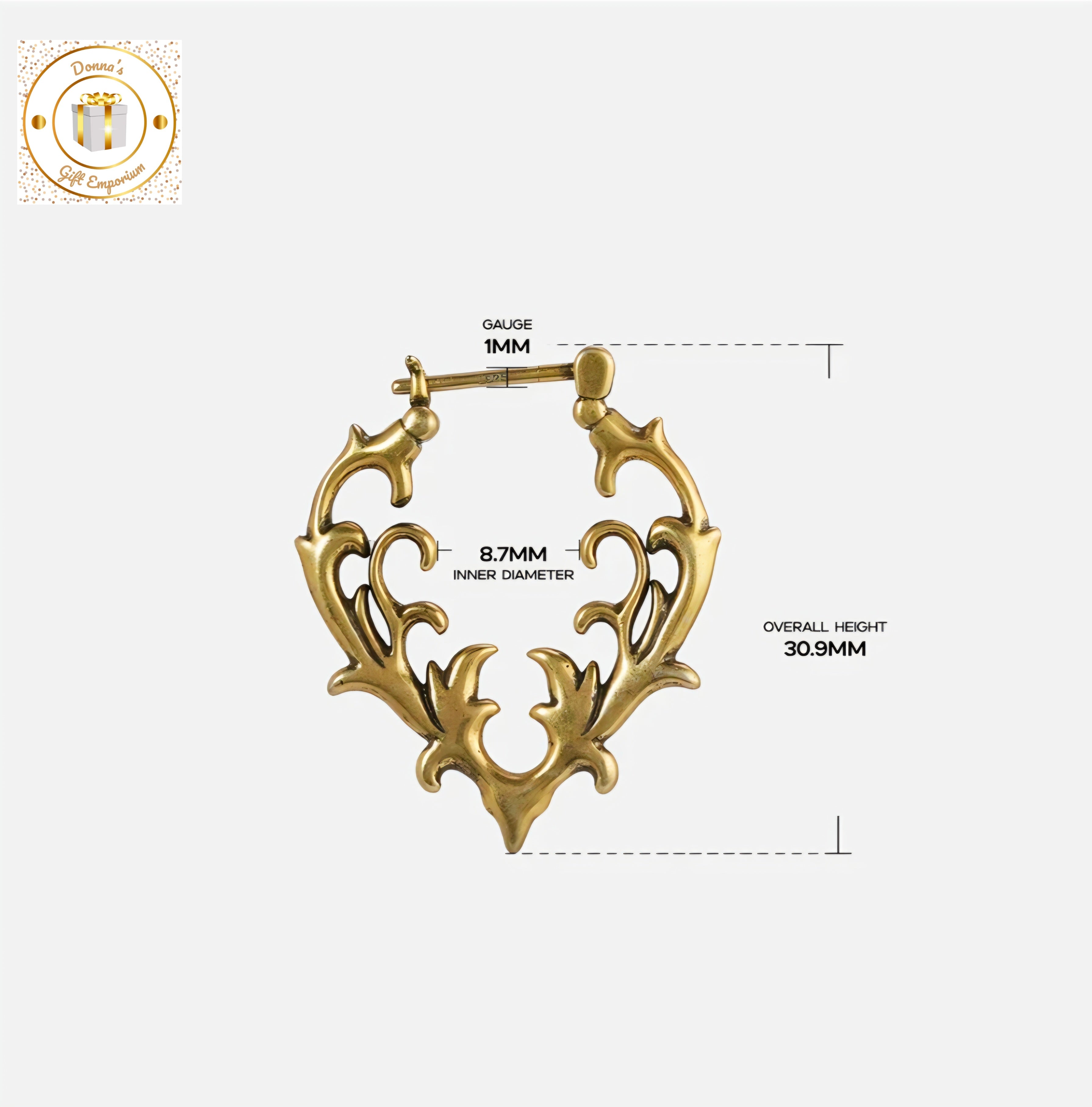 Acanthus Vine Earrings