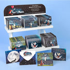 Fox Under The Moon Magnetic Brooch + Gift Envelope - Forget-me-not Remembrance