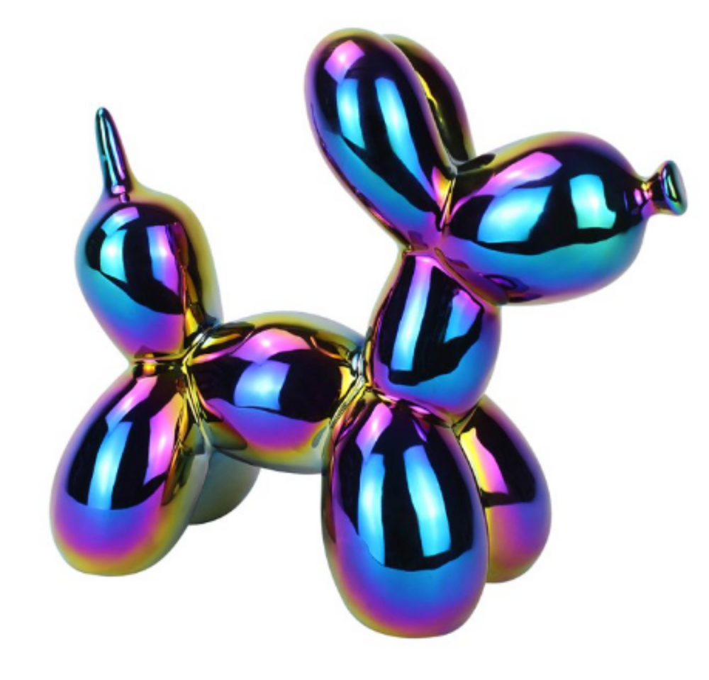 Iridescent Lustre Balloon Dog