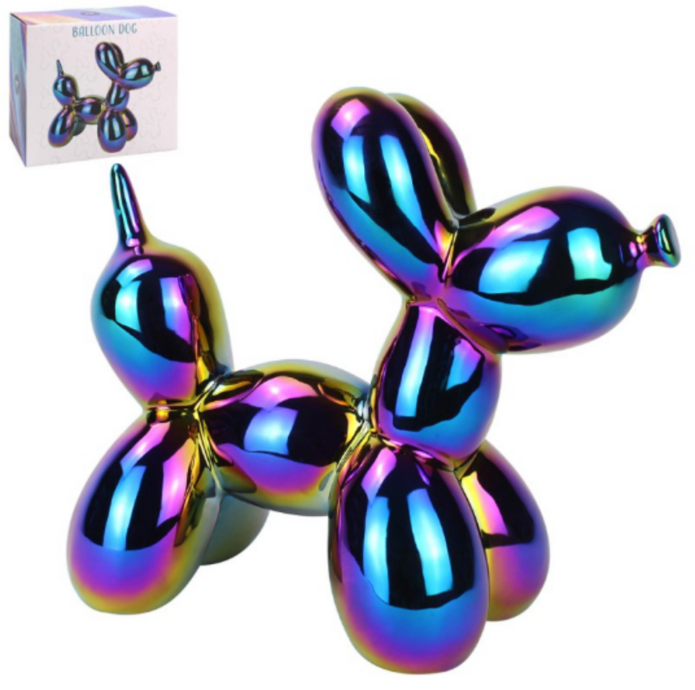 Iridescent Lustre Balloon Dog
