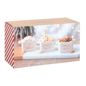 Christmas Snack Bowles - Set Of 3