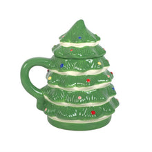 Load image into Gallery viewer, Christmas Tree Shaped Mug
