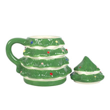 Load image into Gallery viewer, Christmas Tree Shaped Mug
