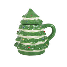 Load image into Gallery viewer, Christmas Tree Shaped Mug
