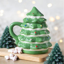 Load image into Gallery viewer, Christmas Tree Shaped Mug
