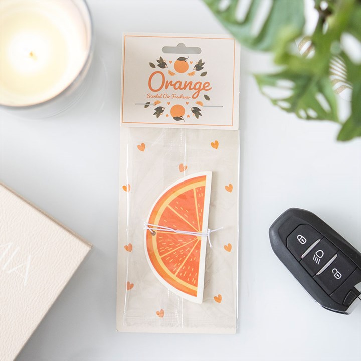 Orange Scented Car Air Freshener