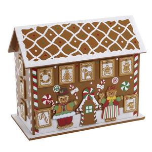 Gingerbread Advent Calendar House