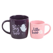 Load image into Gallery viewer, Big Boo Little Boo Ghost Family Mug Set
