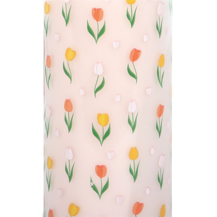 Tulip Print French Tulip Scented Tube Candle