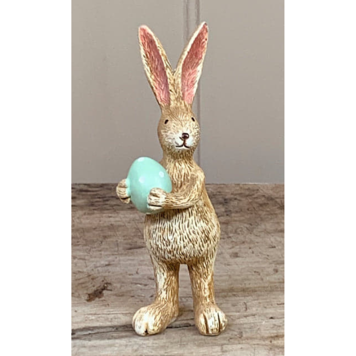 Easter Bunny / Rabbit with green spotty egg
