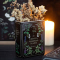 Poisonous Plants Ceramic Book Shaped Vase