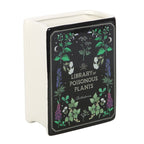 Poisonous Plants Ceramic Book Shaped Vase