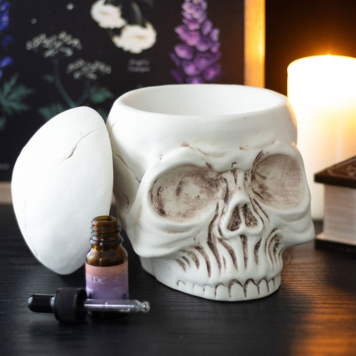 Weathered Skull Oil Burner & Wax Warmer