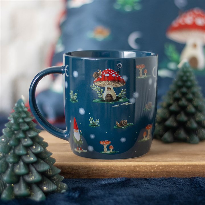 Gnome / Gonk & Mushrooms Forest Mug