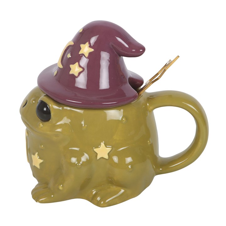 Magic Toad Shaped Mug With Spoon