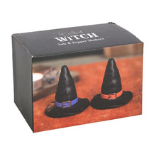 Load image into Gallery viewer, Witch Hat Salt &amp; Pepper Shakers
