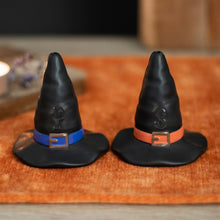 Load image into Gallery viewer, Witch Hat Salt &amp; Pepper Shakers
