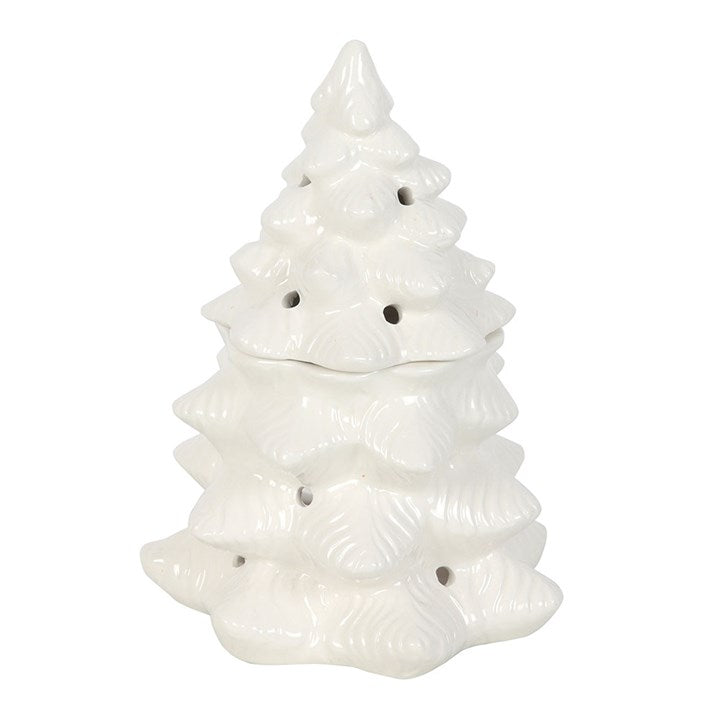 White Fir Tree Oil Burner & Wax Warmer