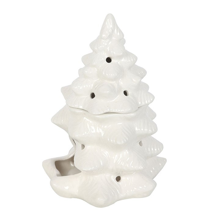 White Fir Tree Oil Burner & Wax Warmer