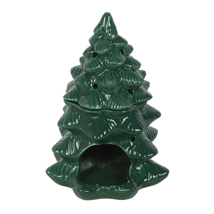 Green Fir Tree Oil Burner & Wax Warmer
