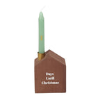 Set of 24 Mini Advent Candles With House Holder