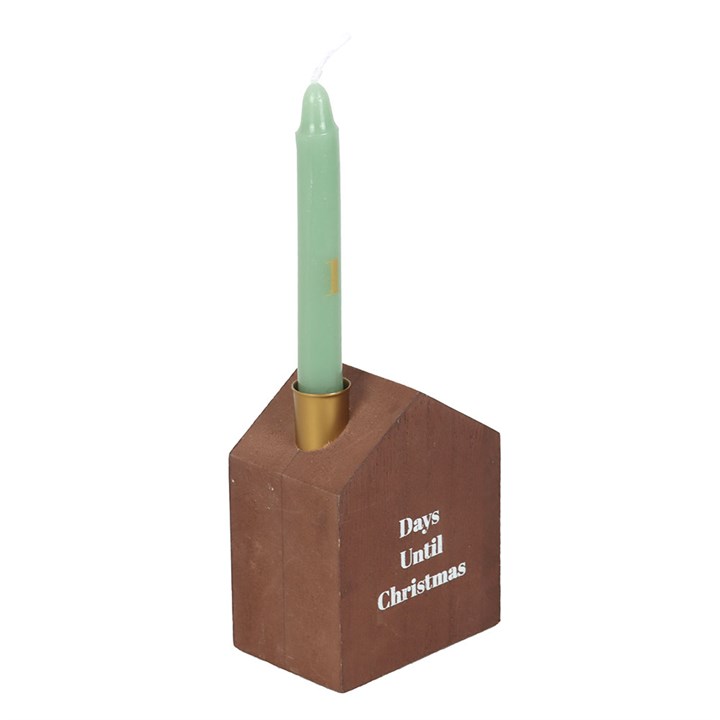 Set of 24 Mini Advent Candles With House Holder