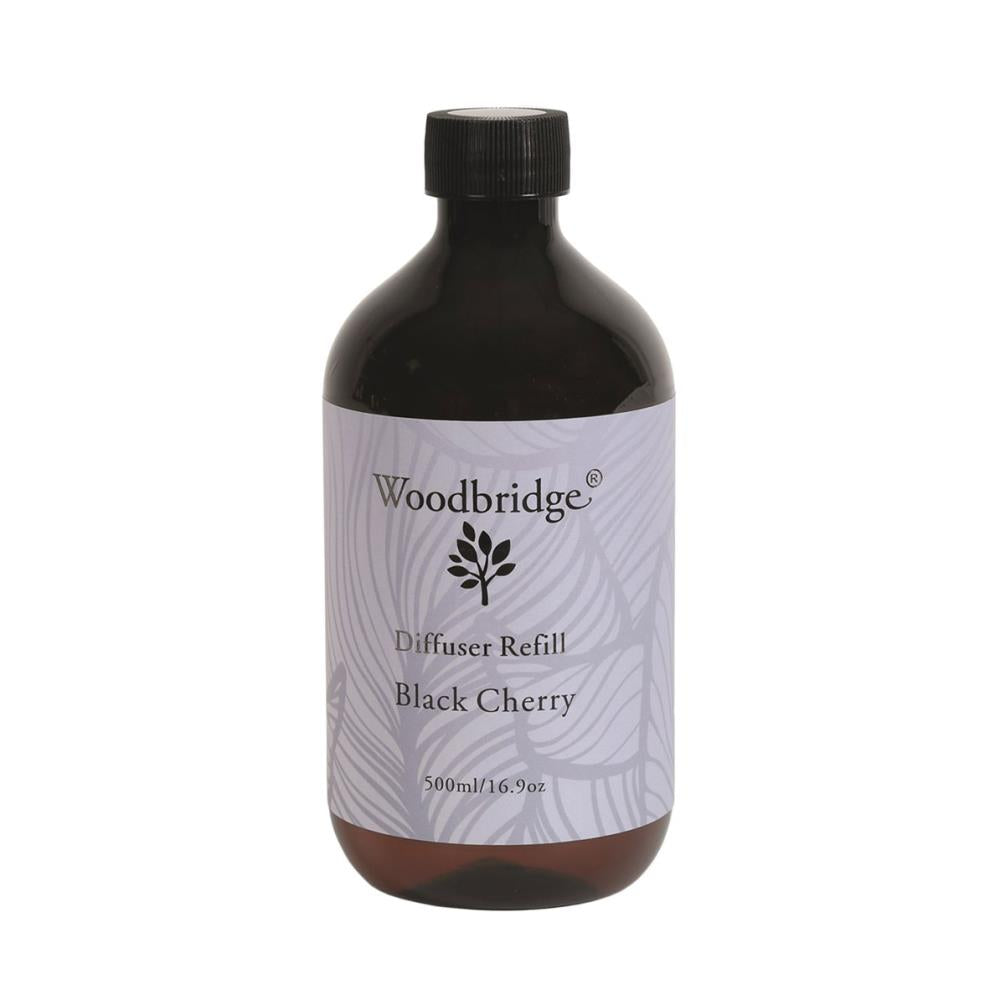 Woodbridge Reed Diffuser Liquid Refill 500ml - Black Cherry
