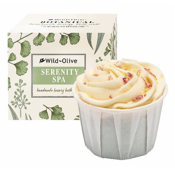 Wild Olive Luxury Bath Melt Serenity Spa Boxed