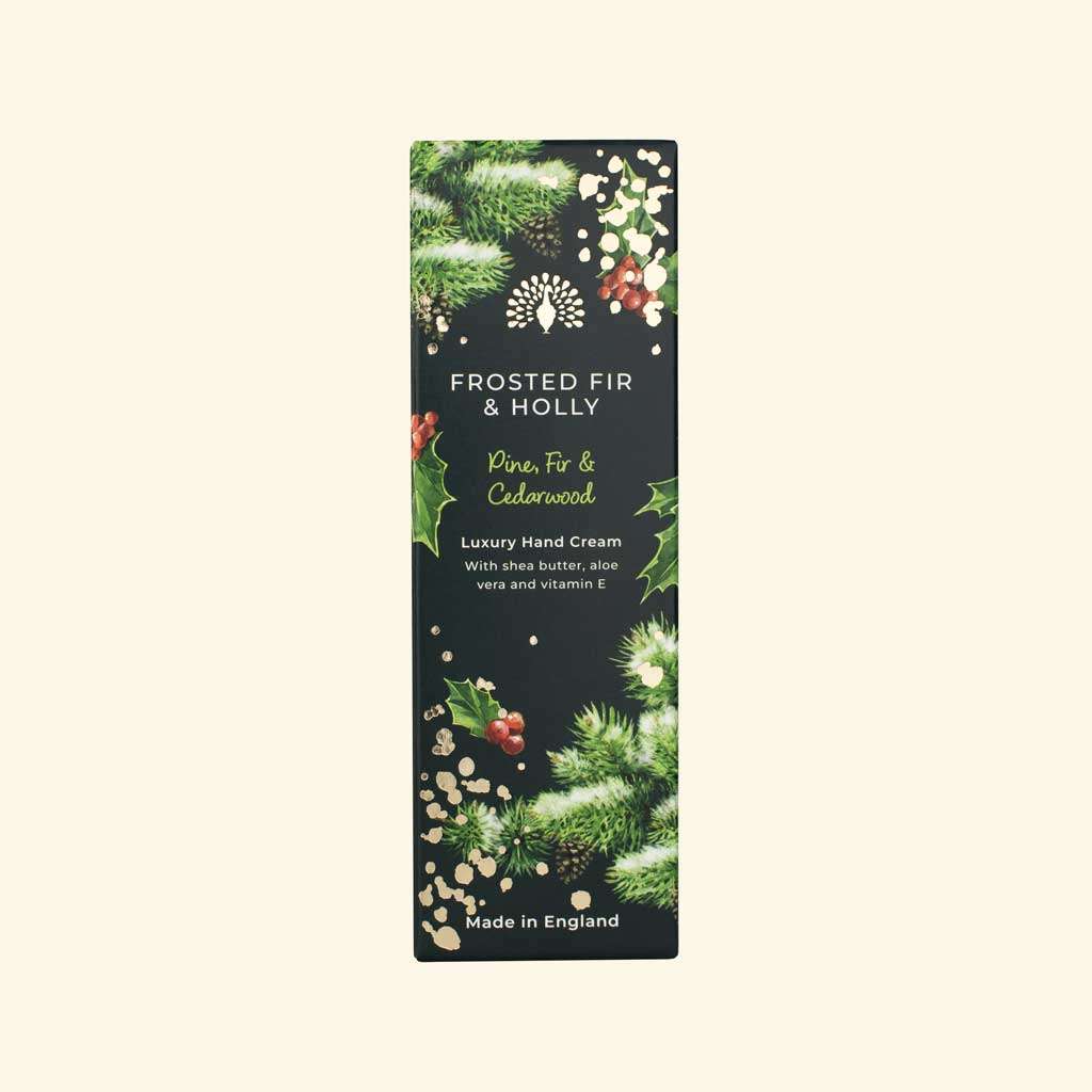 The English Soap Company - Christmas Tidings Frosted Fir and Holly Hand Cream