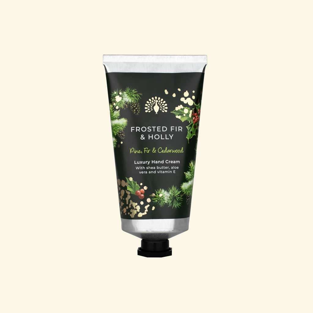 The English Soap Company - Christmas Tidings Frosted Fir and Holly Hand Cream