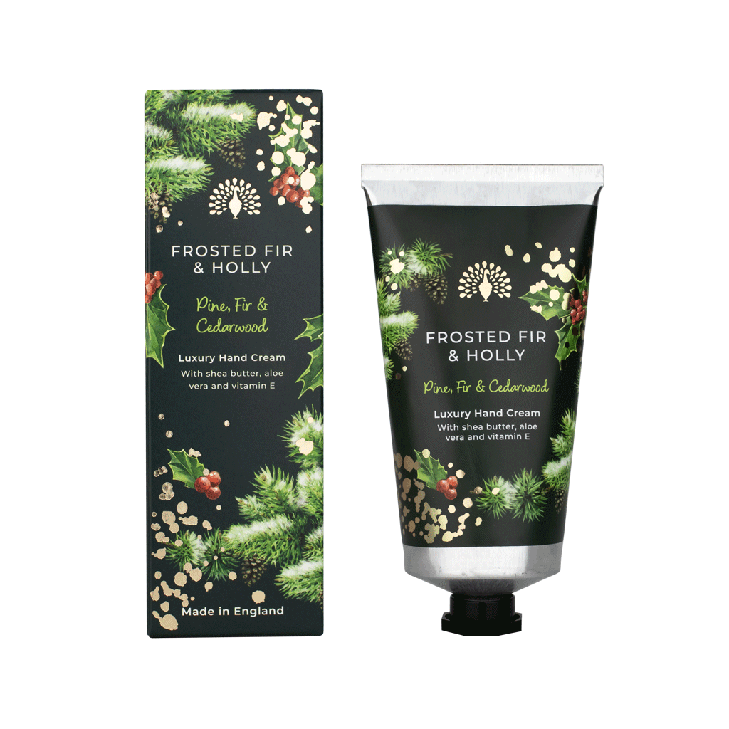 The English Soap Company - Christmas Tidings Frosted Fir and Holly Hand Cream