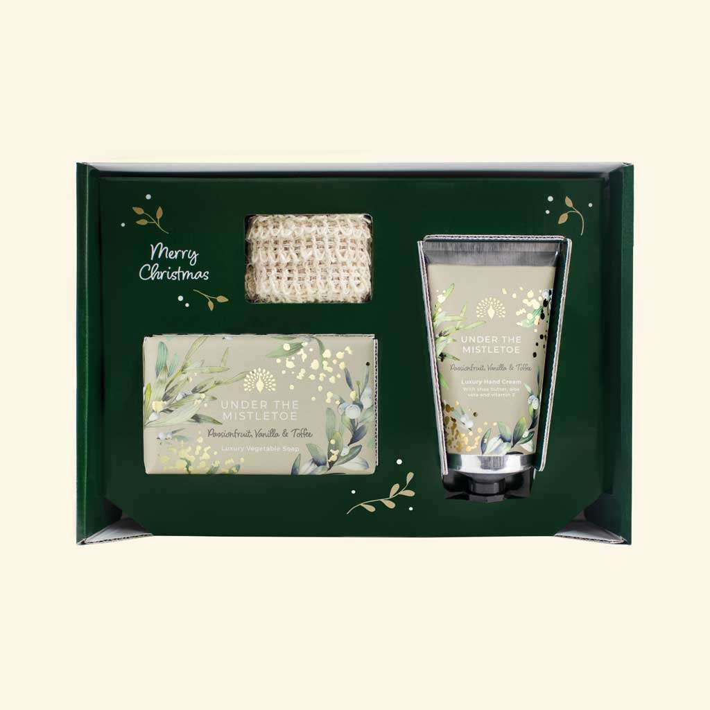 The English Soap Company - Christmas Tidings Under the Mistletoe Hand and Body Gift Set