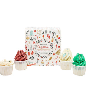 Gift Set - 4 Luxury Bath Melts - Christmas