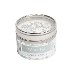 Sparkle Candle Tin - White Fig