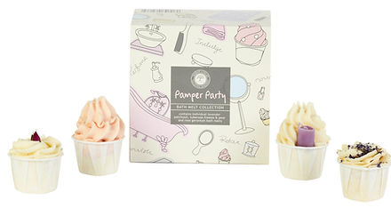 Gift Set - 4 Luxury Bath Melts - Pamper Party